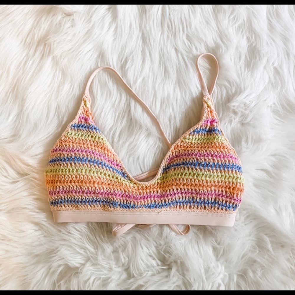 cute crochet bikini top